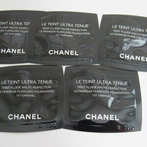 Lot Of 5 Authentic Chanel Makeup Samples - 121 Caramel!